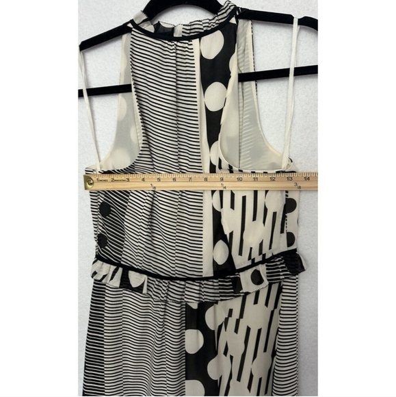 Anthropologie MAEVE high to low black and white dress (Size 4) 🖤👗🤍 NWOT - Picture 14 of 16